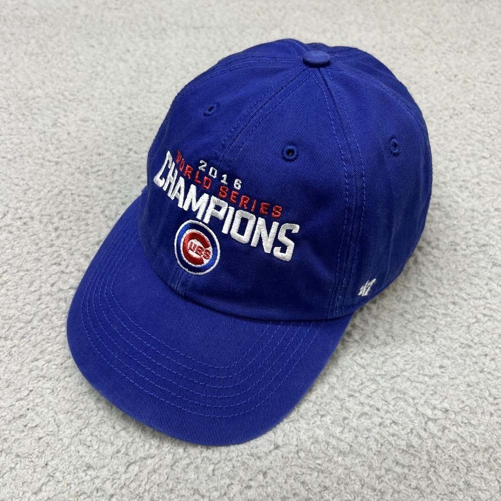 47 Brand Chicago Cubs Hat Large 2016 World Series Champions MLB Baseball Cap